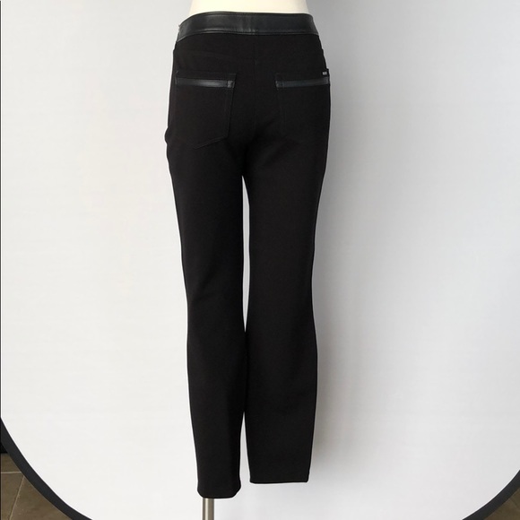 WHBM Vegan Leather Front Leggings Size 0 - Picture 10 of 15